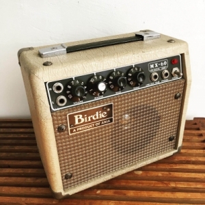 Vintage Birdie MX-60 gitaarversterker uit de seventies